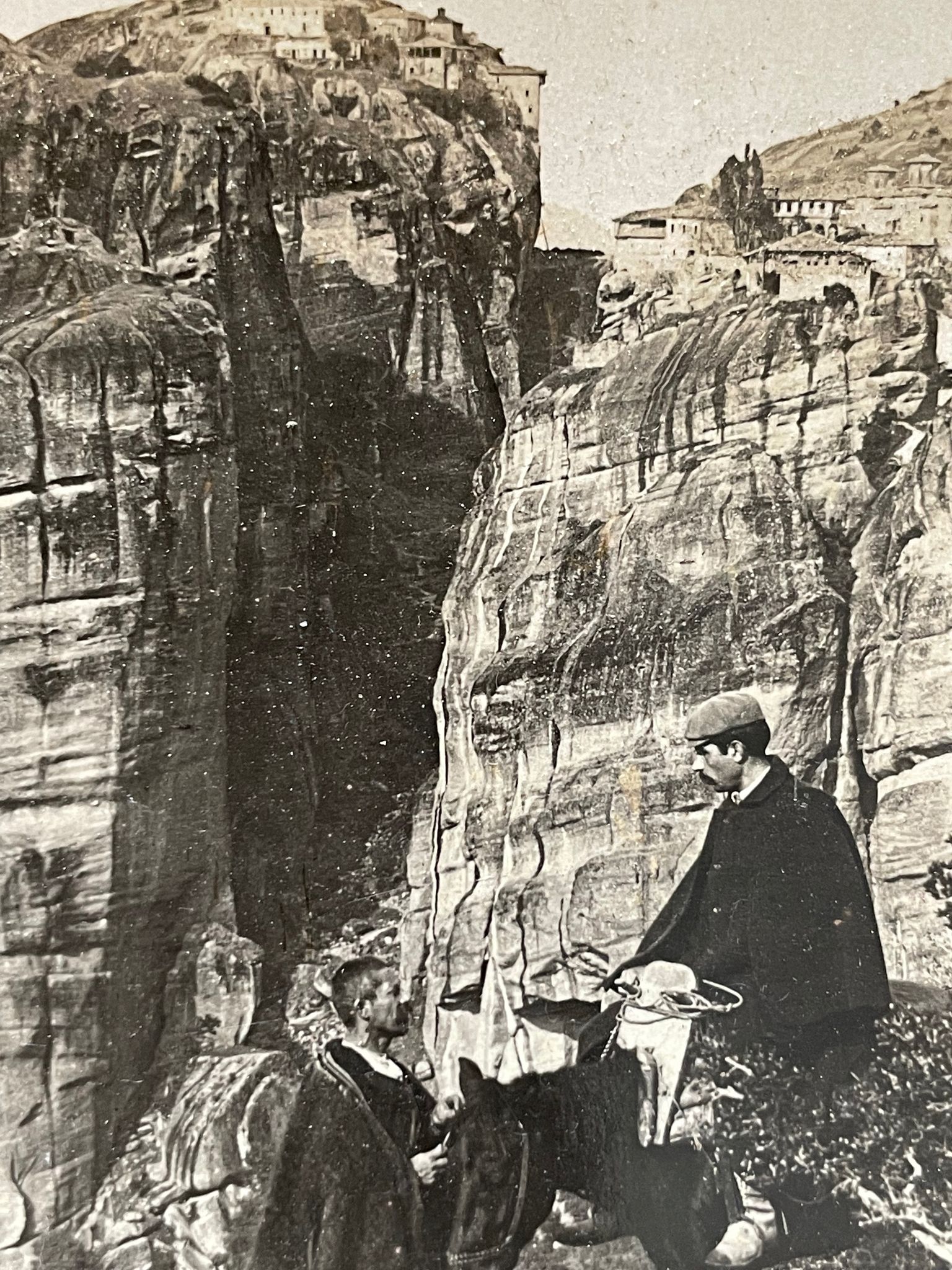 Old photography stereo, stereograph, luxury albumine 1903 Northern Greece