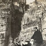 Old photography stereo, stereograph, luxury albumine 1903 Northern Greece