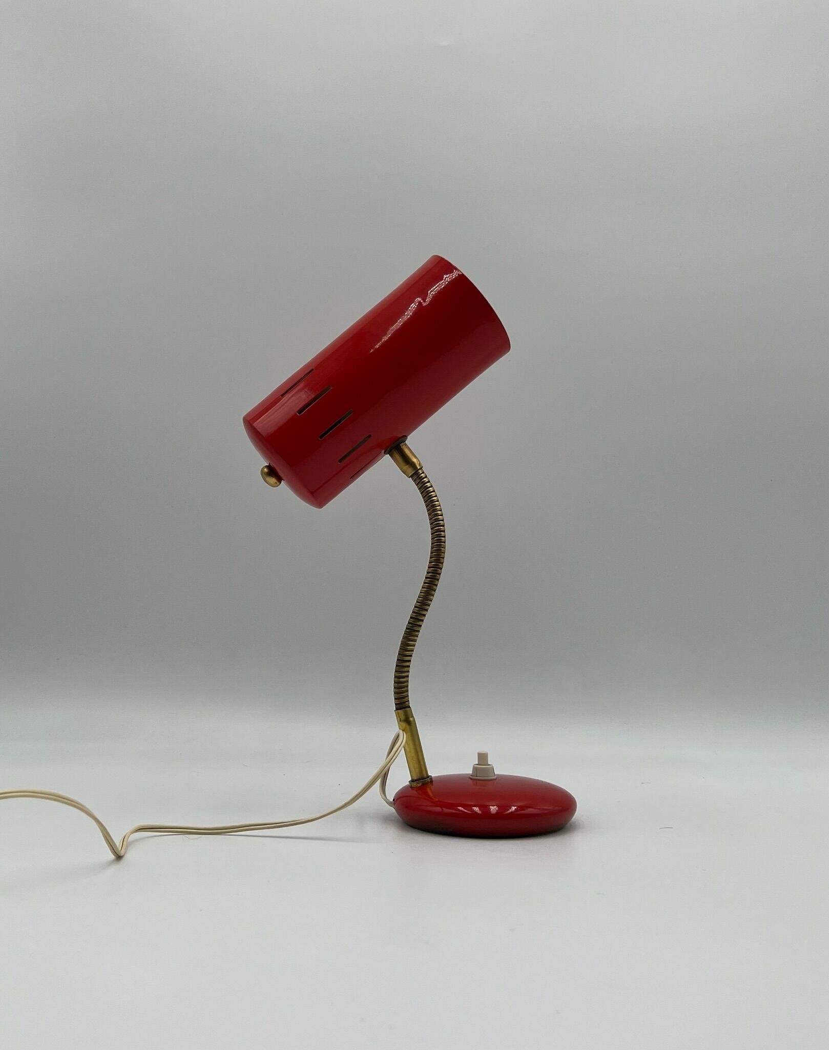 60s desk lamp - mid century modern bedside lamp - Stilnovo style