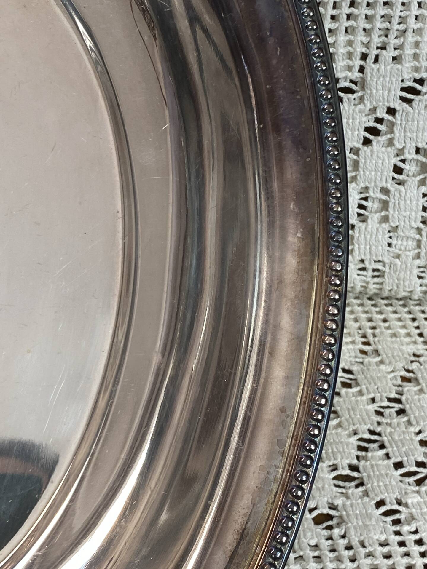 silver-plated metal service trays, Le Mondial silverware
