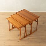Classic nesting tables from the 1960s, teak, set of 3, Denmark