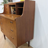 Vintage Scandinavian teak secretary