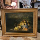 Oil on canvas "fruits"