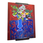 Enamelled plaque Roger Bezombes