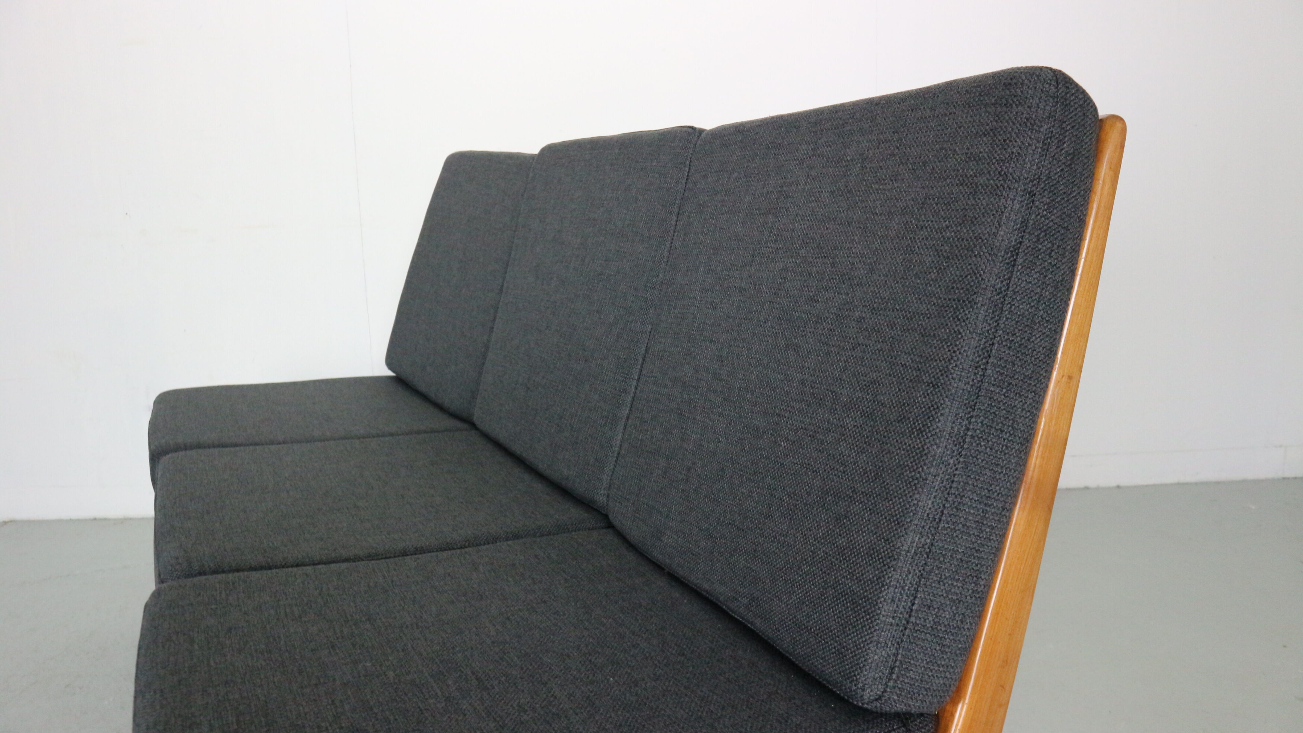 Mid-Century Modern Hans Mitzlaff 1950s Boomerang Sofa for Eugen Schmidt, 1950's