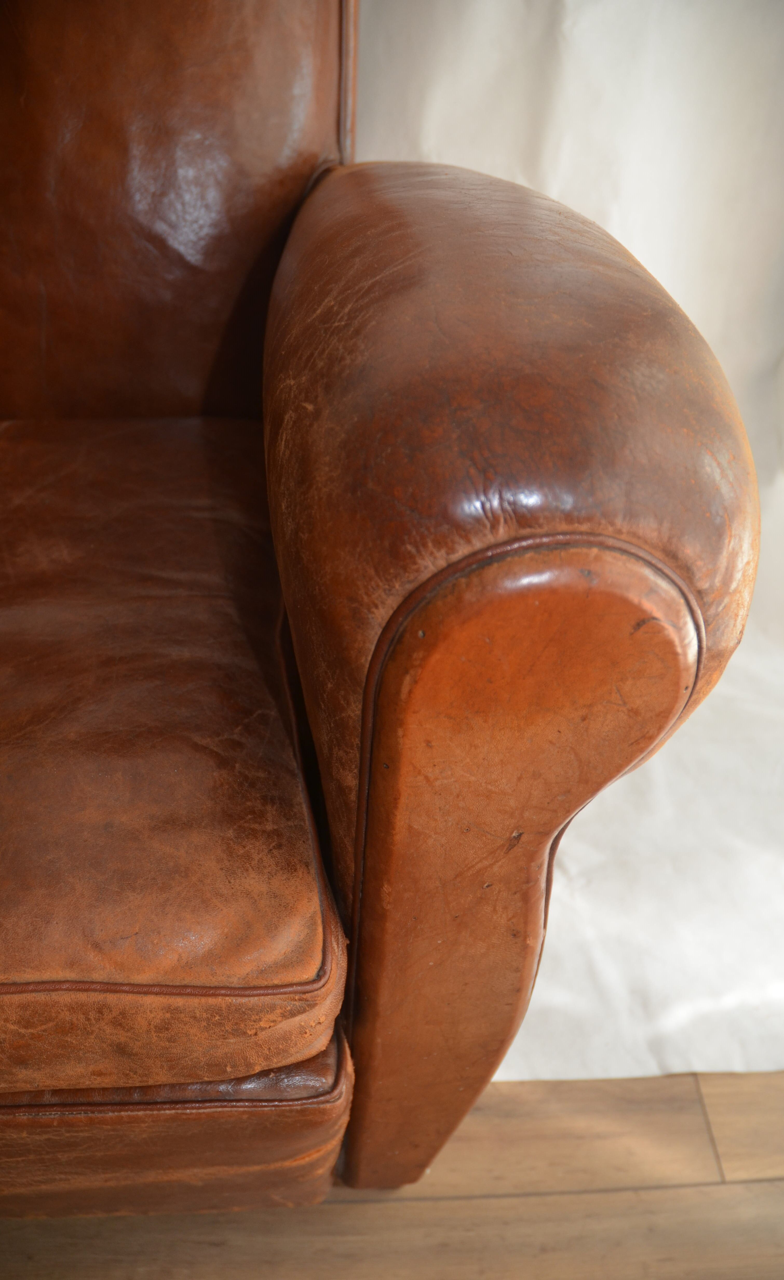 Leather armchair
