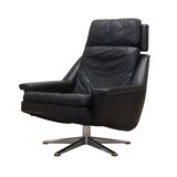 Fauteuil pivotant, design danois, années 1970, designer : Werner Langenfeld, fabrication : Esa