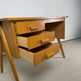 Desk feet compass in oak, 1950