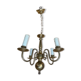 Brass chandelier 4 burners