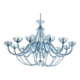 Contemporary Turquoise Cà Rezzonico Murano Glass Chandelier With Necklace