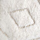 Moroccan Berber carpet blessed ouarain ecru plain with engraved diamonds 300x207cm