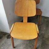 Set de 6 chaises scandinaves empilables