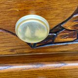 Art Deco chest of drawers in solid oak