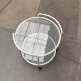 Postmodern Glass Side Table or Dessert Table