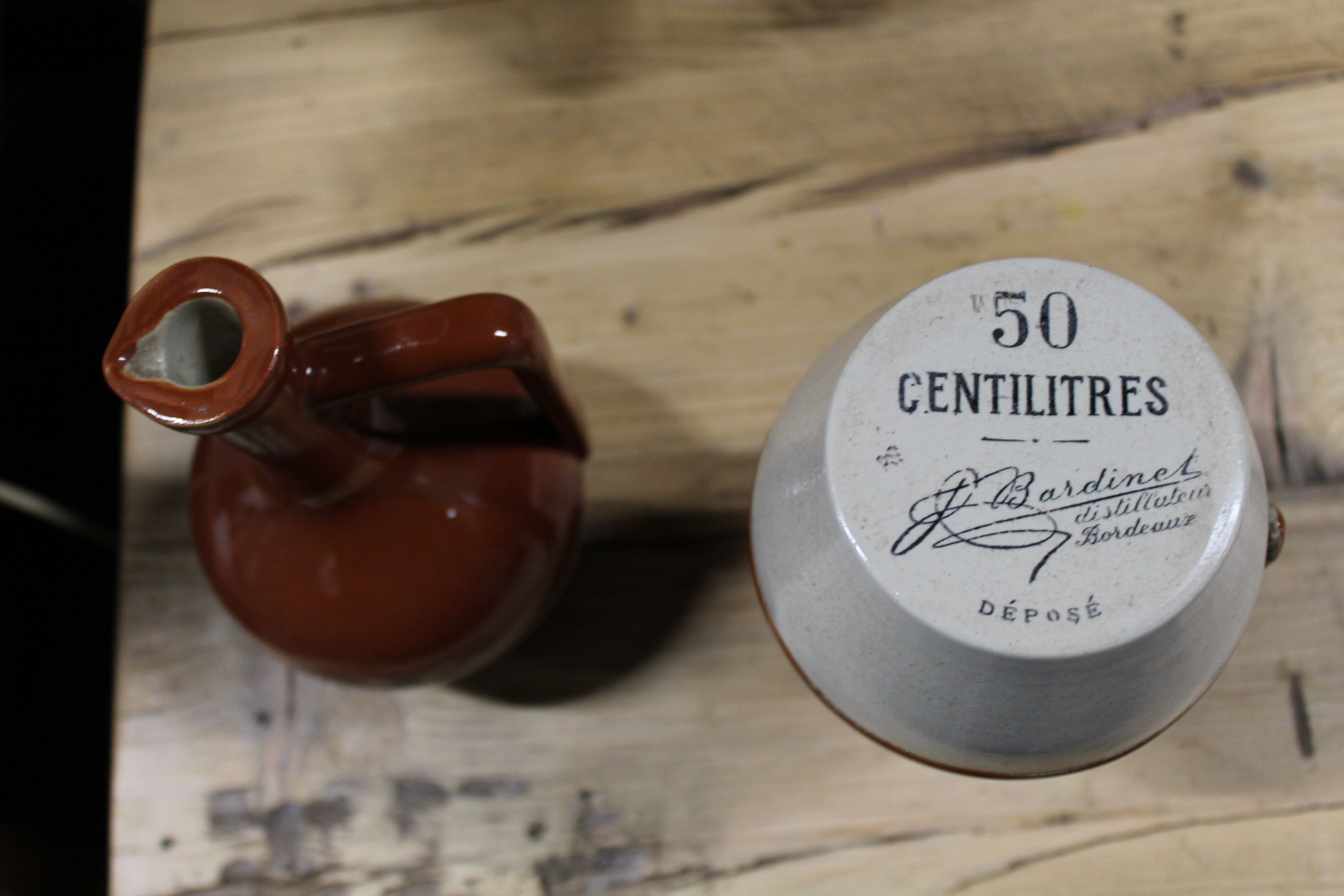 Lot of two sandstone pitchers