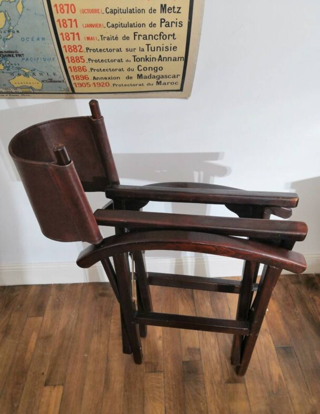 Fauteuil de scénariste en cuir