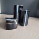 Vintage ceramic salt pepper mustard set