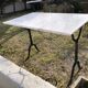 Table bistrot en marbre