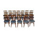 Lot de 14 chaises bistrot Baumann