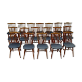 Lot de 14 chaises bistrot Baumann