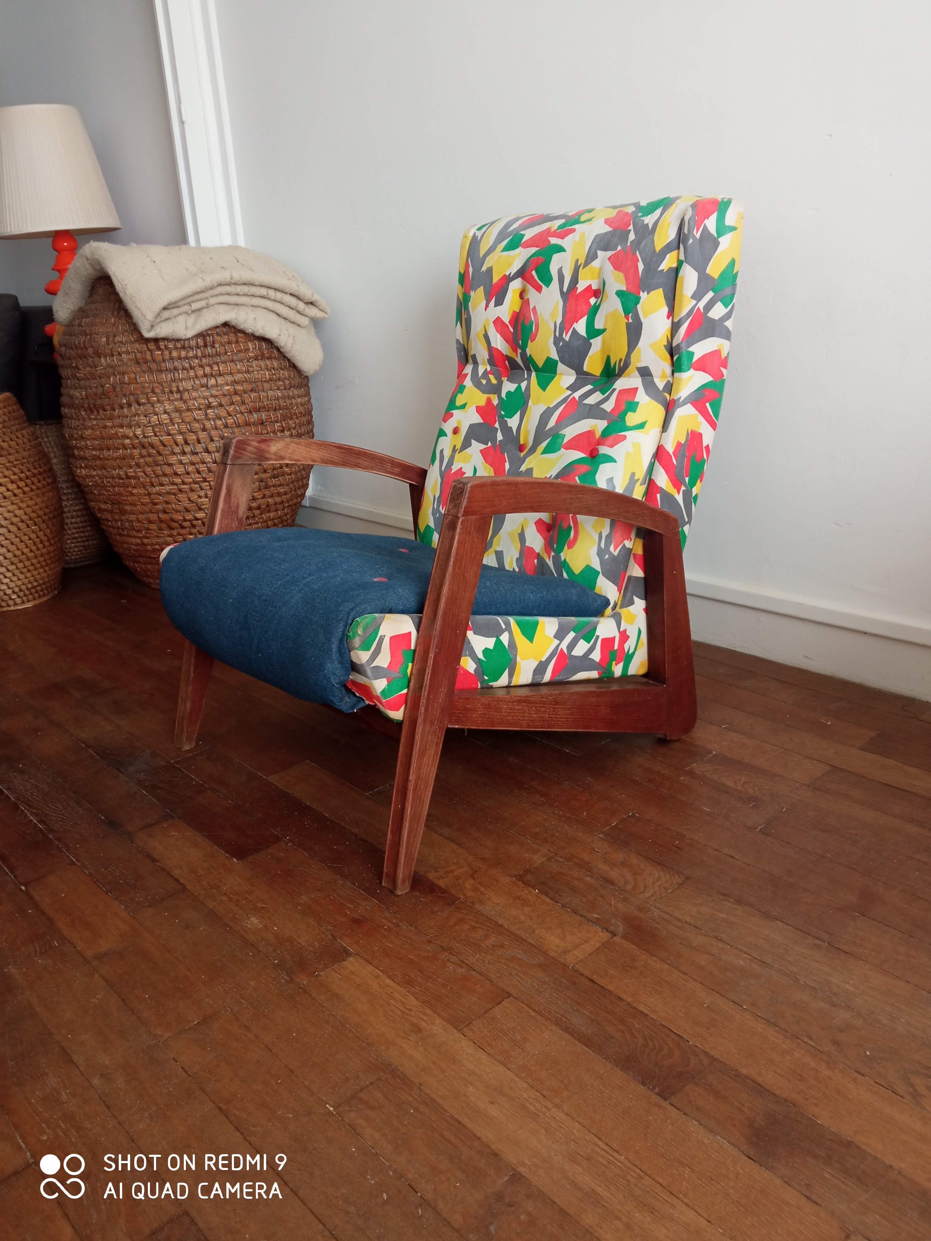 Fauteuil kangourou vintage
