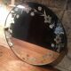 Round mirror art deco style Ø 36