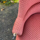 Toad armchair in pink velvet