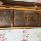 Wooden key box with landscape