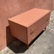 Commode basse vintage terracotta