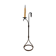 Ironwork floor lamp Jean-Pierre Ryckaert 1950, France
