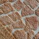 Large Berber rug Beni Ouarain ochre mottled wool
