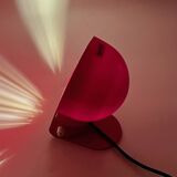 Iconic lamp panda by ambrogio pozzi for harveiluce – 70s design plastic table lamp