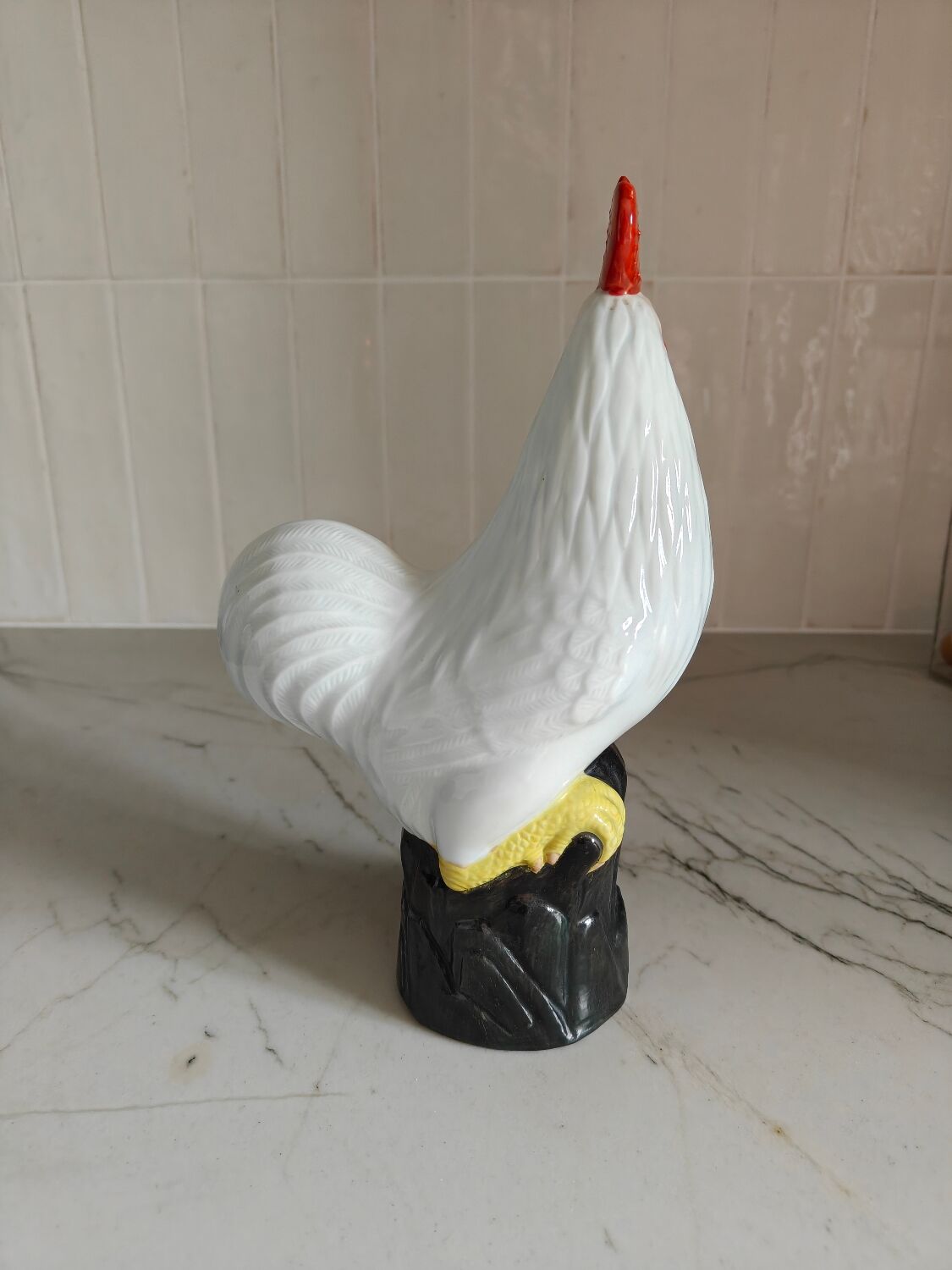 Ceramic rooster