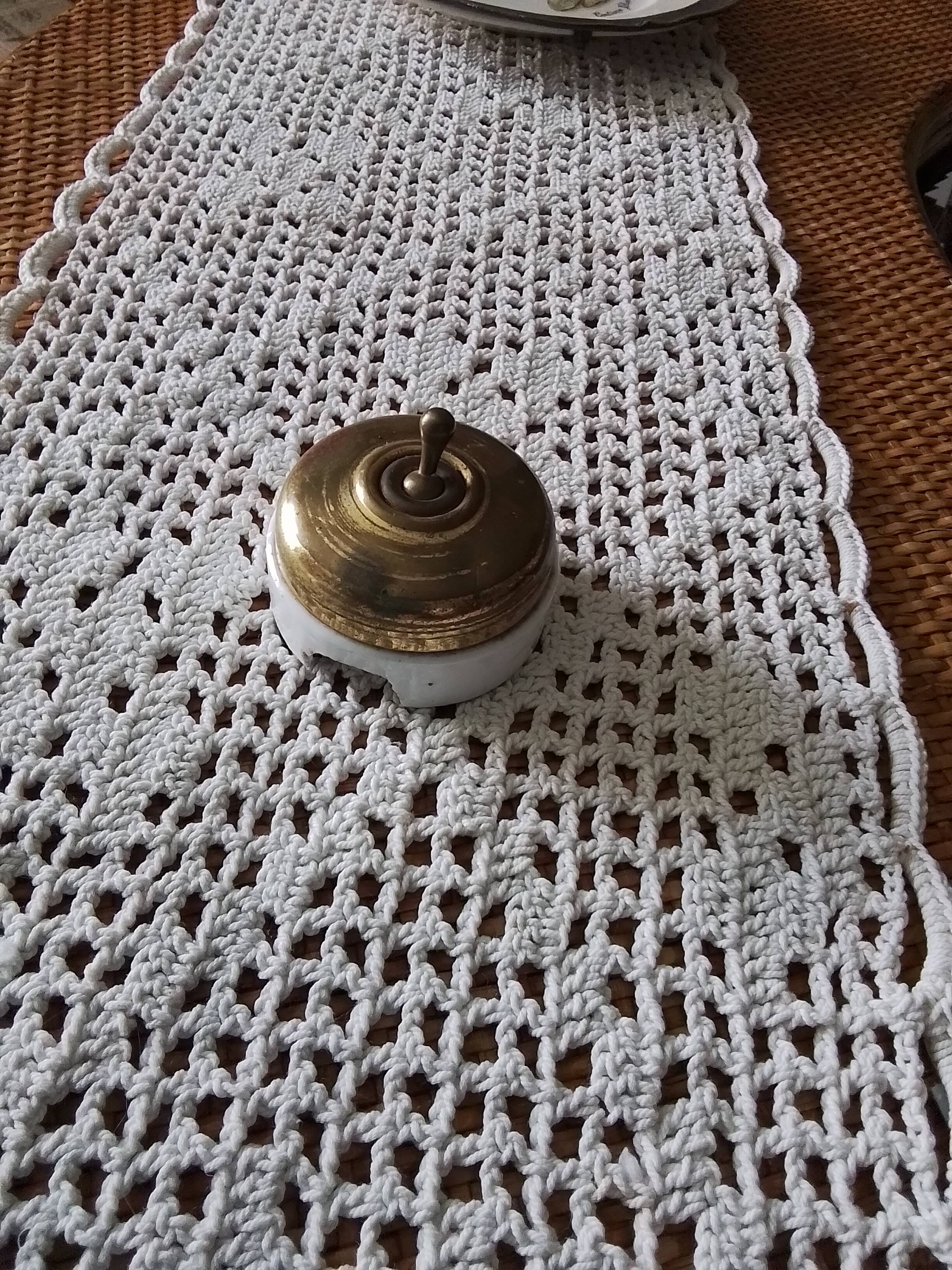 Old porcelain and brass switch