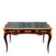 Marquetry and gilded bronze desk signed rinck in paris