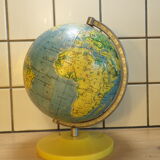 Vintage globe in Polish