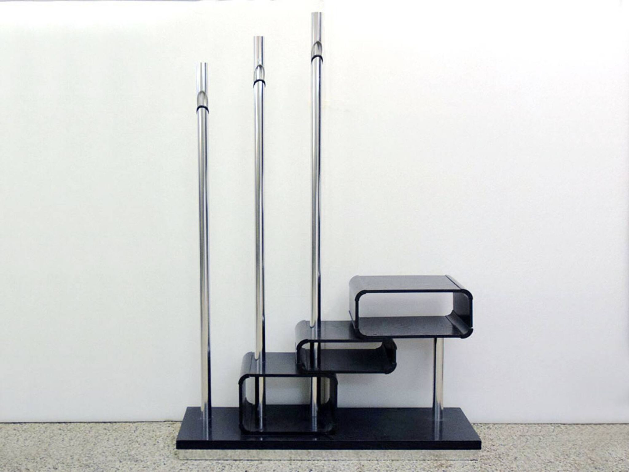 Hallway cabinet with coat rack attributed to Sormani, 1970s