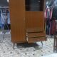 Wardrobe cabinet secretary wardrobe scandinavian teak Vintage