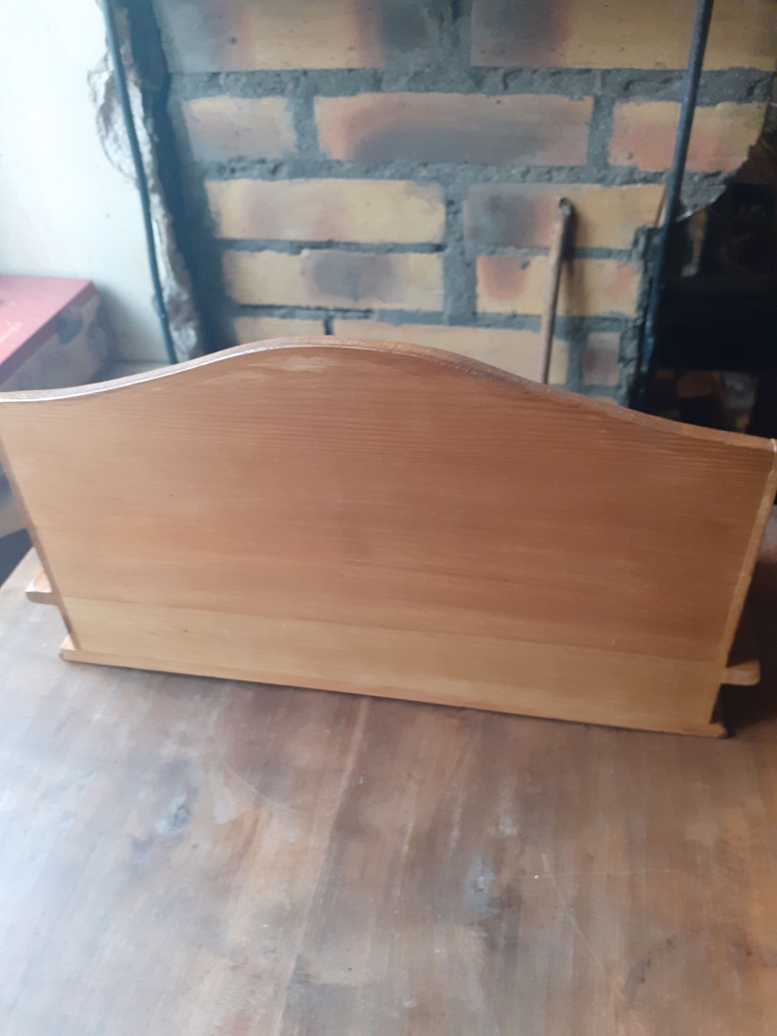Wooden mail sorter