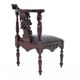 Antique corner armchair, Western Europe, circa 1900.