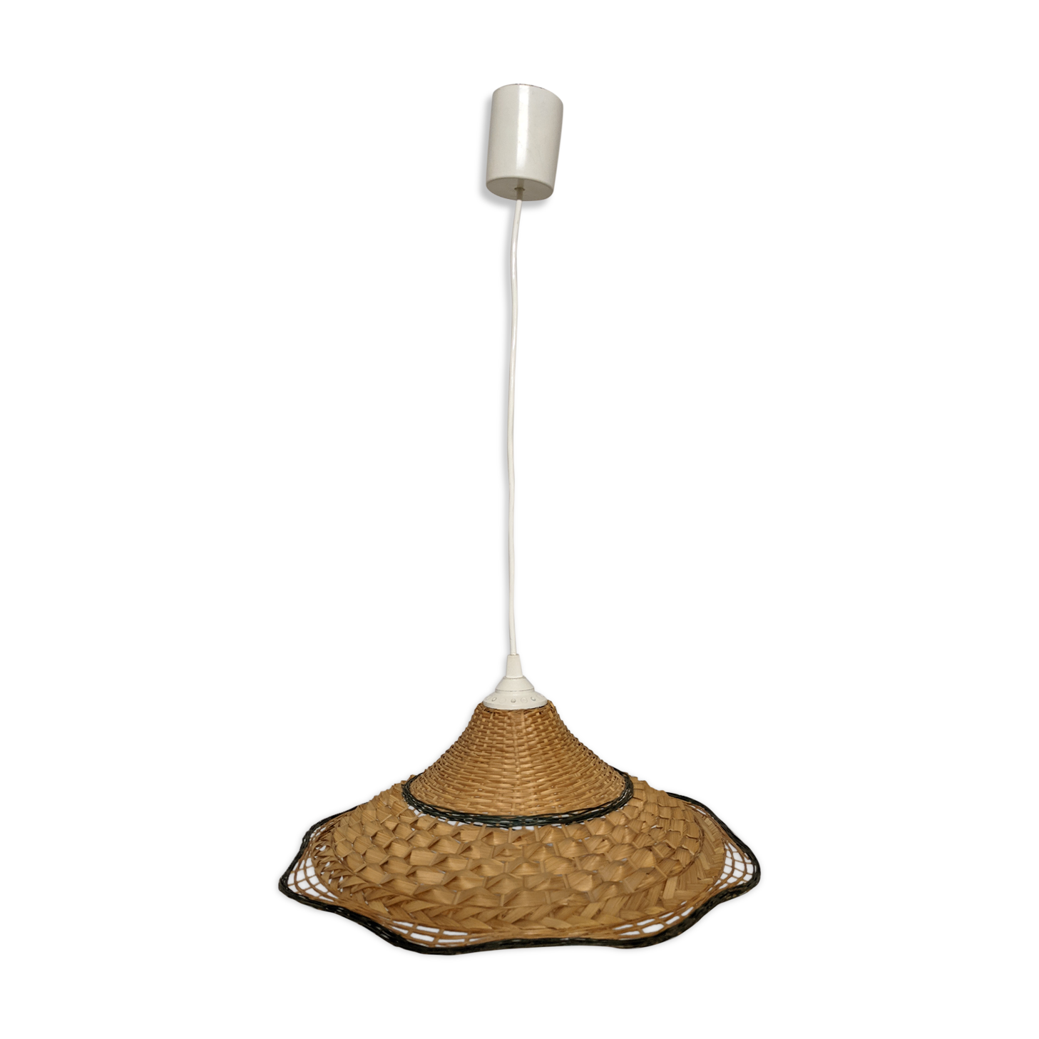 Rattan suspension from the 60s/70s