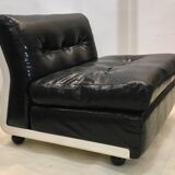Amanta armchairs in imitation leather by Mario Bellini for B & B Italia