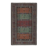 Vintage Turkish kilim handwoven 102x163 cm