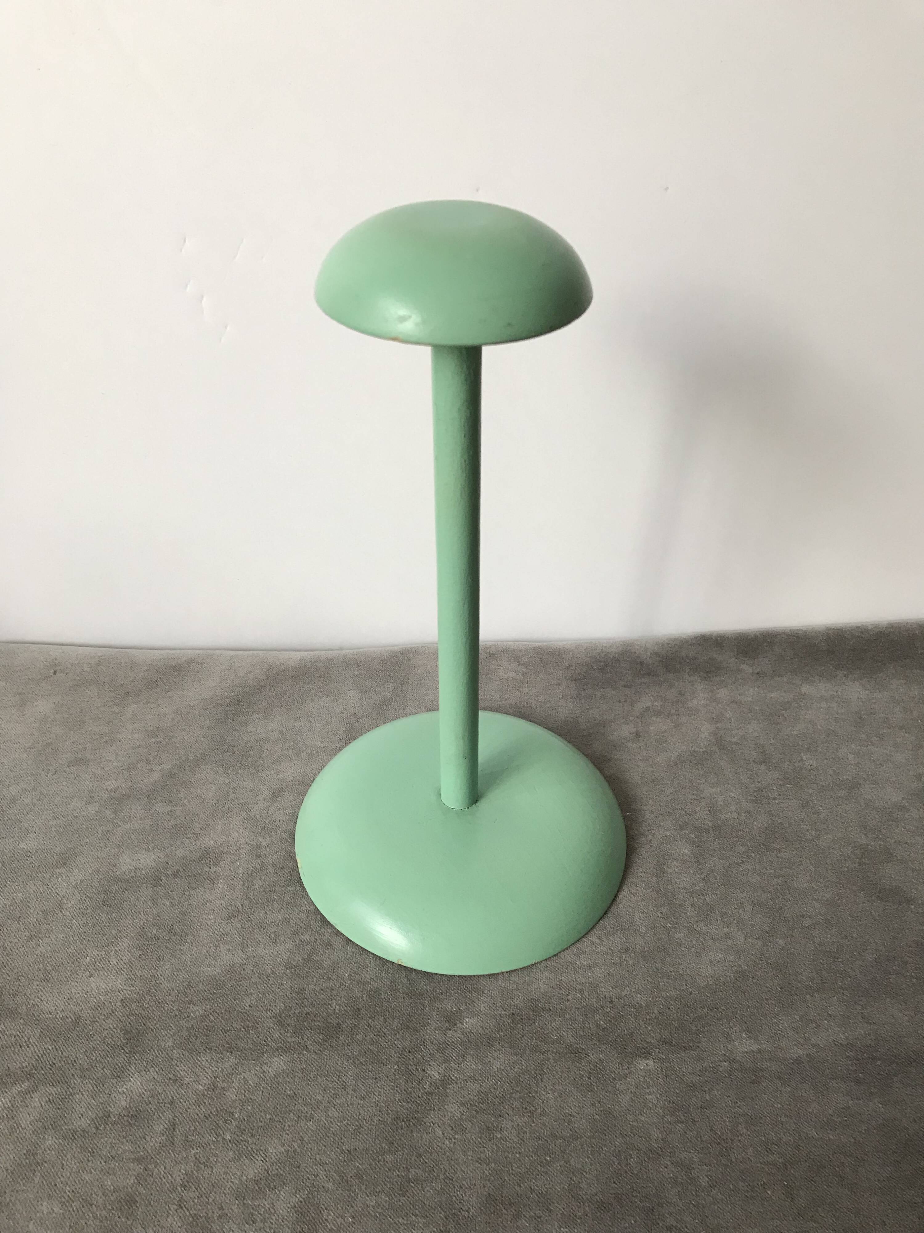 50s arsenic colored hat rack