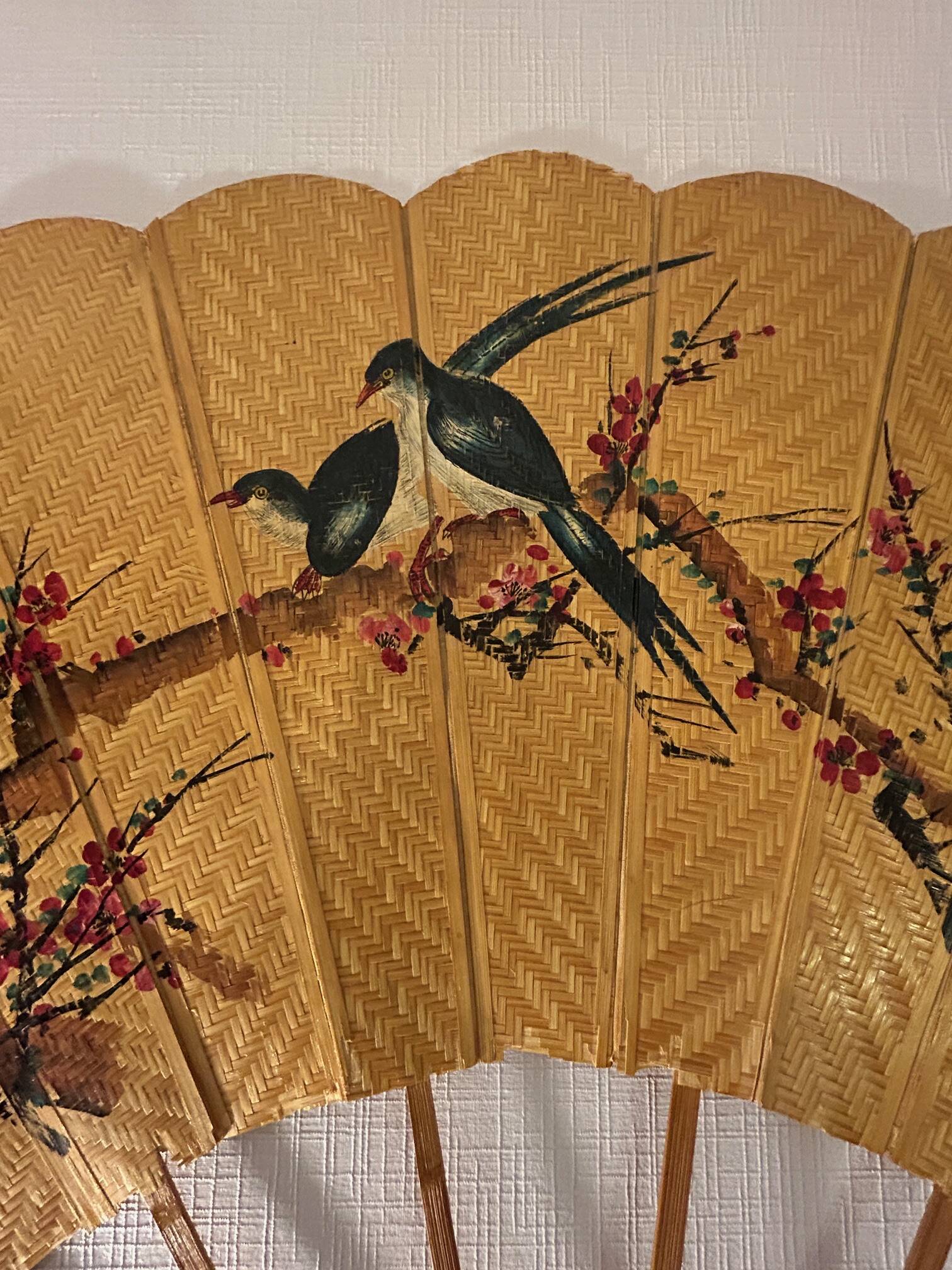 large decorative wall fan