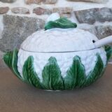 Cauliflower slip tureen