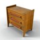 Scandinavian chest of drawers - Vintage 1950s 1960s
