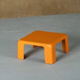 Orange Amanta coffee table by Mario Bellini for B&C Italia, Italy, 1970s