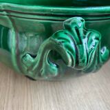 green earthenware soup tureen