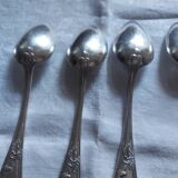 22 couverts en métal argenté Appolo , modèle Rocaille